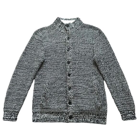 🔃Old Navy Men’s Long Sleeve Knit Front Button Wool Cardigan Sweater - Picture 1 of 9
